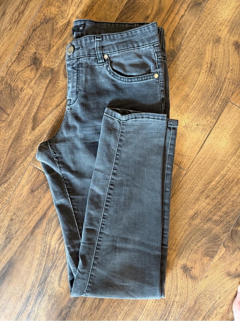 Harper Gray Denim Skinny Jeans